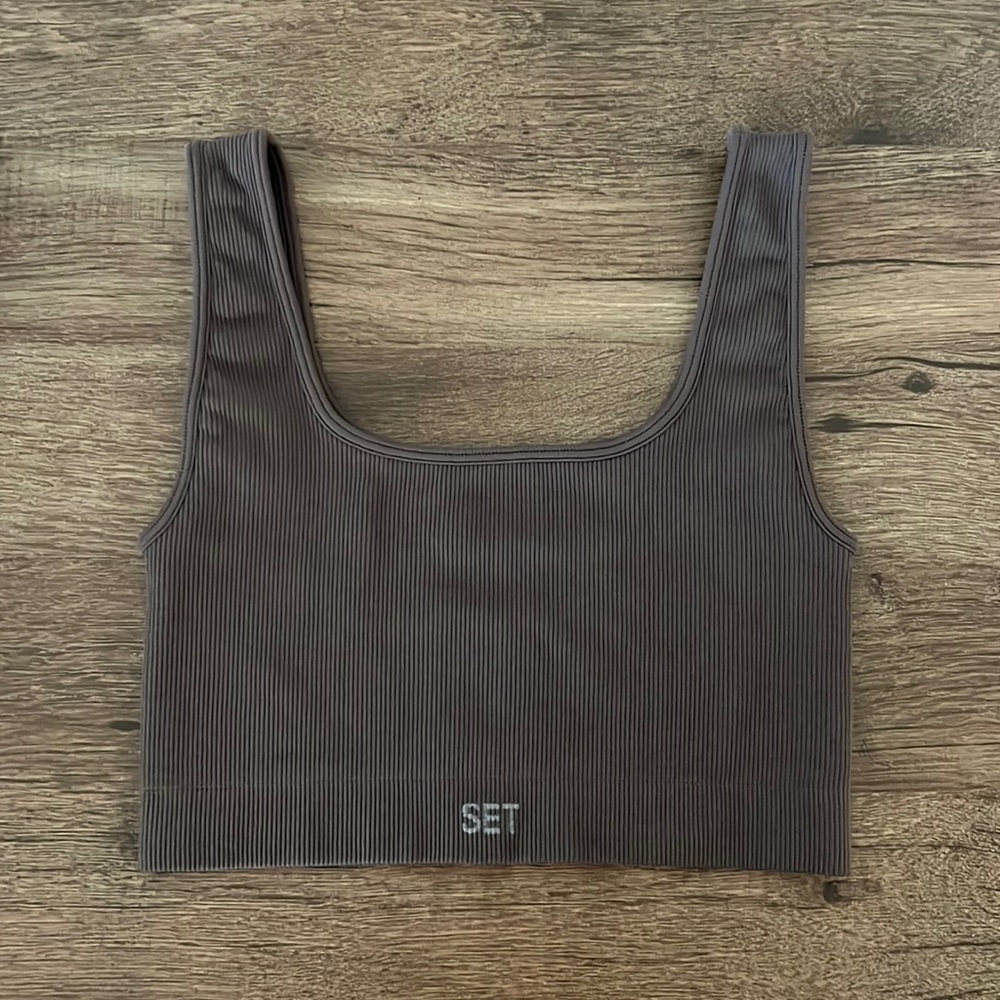 Set Active Sculptflex Box Cut Bra - Brown (Pepper)